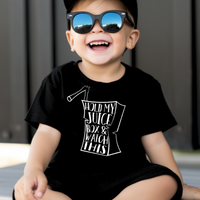 Hold My Juice Box and Watch This' Kids Funny T-Shirt