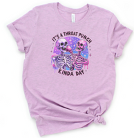 
              Skellie throat punch snarky shirt
            