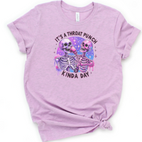 Skellie throat punch snarky shirt