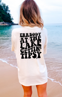 
              errbody at the lake gettin' tipsy t-shirt
            