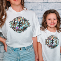 Mama And Mini Rock N Roll Matching T-Shirts