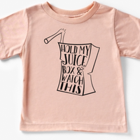 Hold My Juice Box and Watch This' Kids Funny T-Shirt