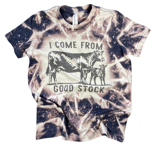 Good stock kids cow tee