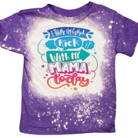 Kick it with Mama kids t-shirt