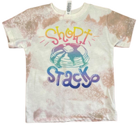 
              Short stack kids bleached t-shirt, toddler shirt, clothing for kids
            