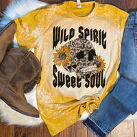 Wild Spirit sweet soul women's skull tee